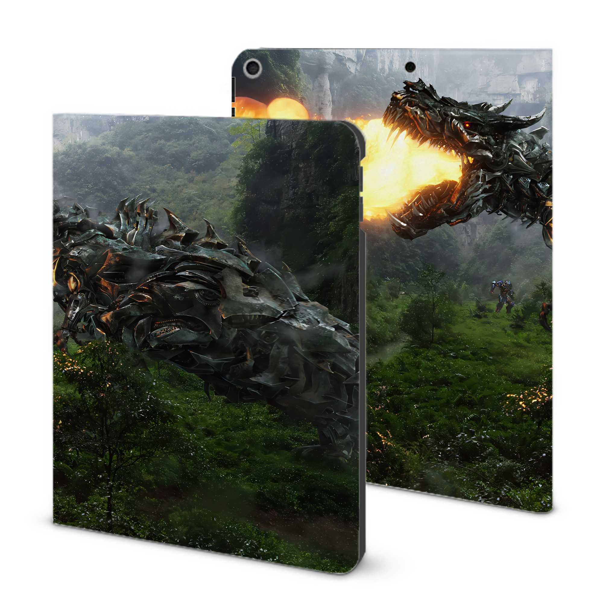 （画像用） Transformers トランスフォーマー IPad ケース ブック型 PUレザー TPU 耐衝撃 軽量 薄型 ペン収納なし 全面保護 IPad 各モデル対応